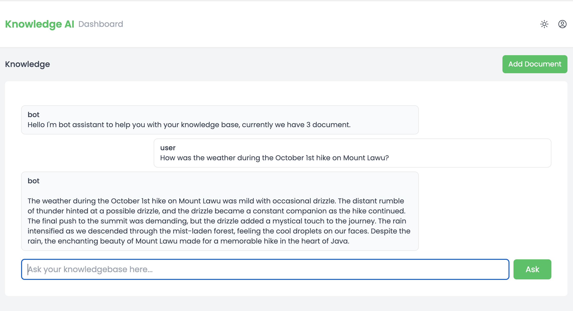 Knowledge AI